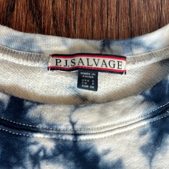 PJ Salvage Tie Dye Sweatshirt, Size Small (165) - Picture 3 of 6